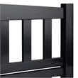 Burlington Wood 42 inch Wide Transitional Entryway Bench with Drawers in Black