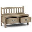 Simpli Home Burlington Wood 42