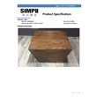 Simpli Home Abba Solid Wood and Brass Square Coffee Table in Dark Brown