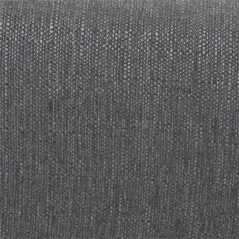 Simpli Home Warren Solid Wood Accent Chair with Hairpin Legs in Slate Gray