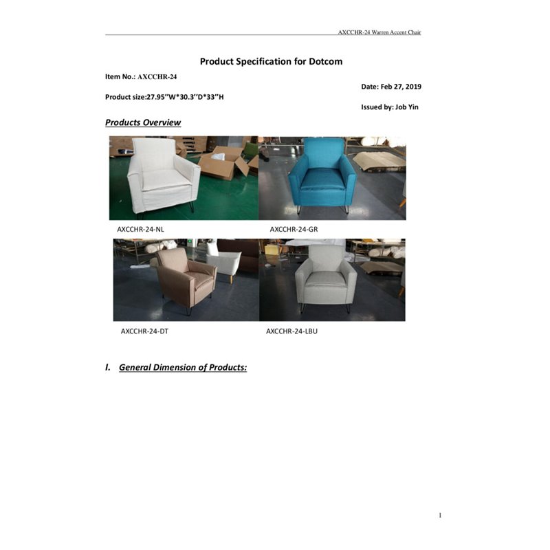 Simpli Home Warren Solid Wood Accent Chair with Hairpin Legs in Slate Gray