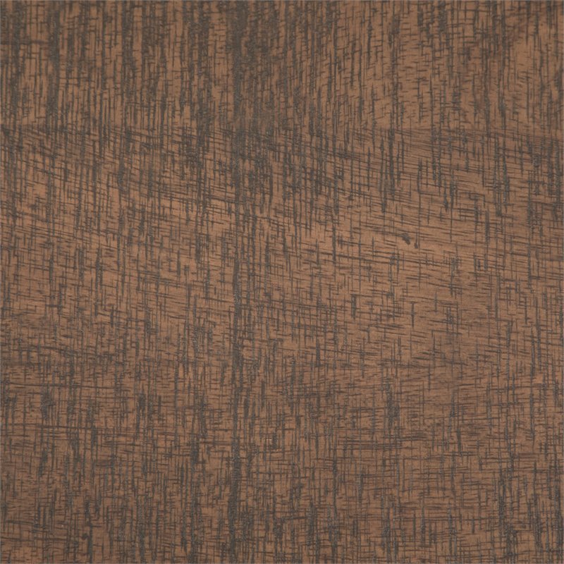 Simpli Home Harding Solid Mango Wood End Table in Distressed Dark Brown