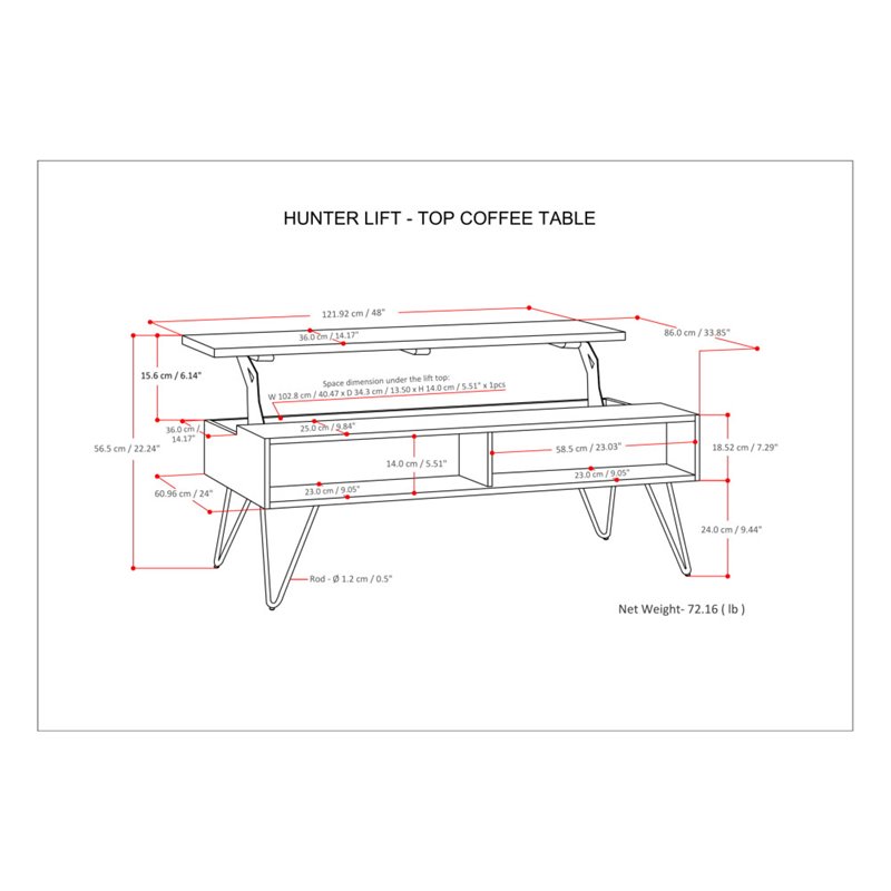 Simpli Home Hunter Mango Wood 48