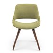 Simpli Home Malden Solid Wood Dining Chair in Acid Green