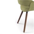 Simpli Home Malden Solid Wood Dining Chair in Acid Green
