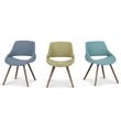Simpli Home Malden Solid Wood Dining Chair in Denim Blue