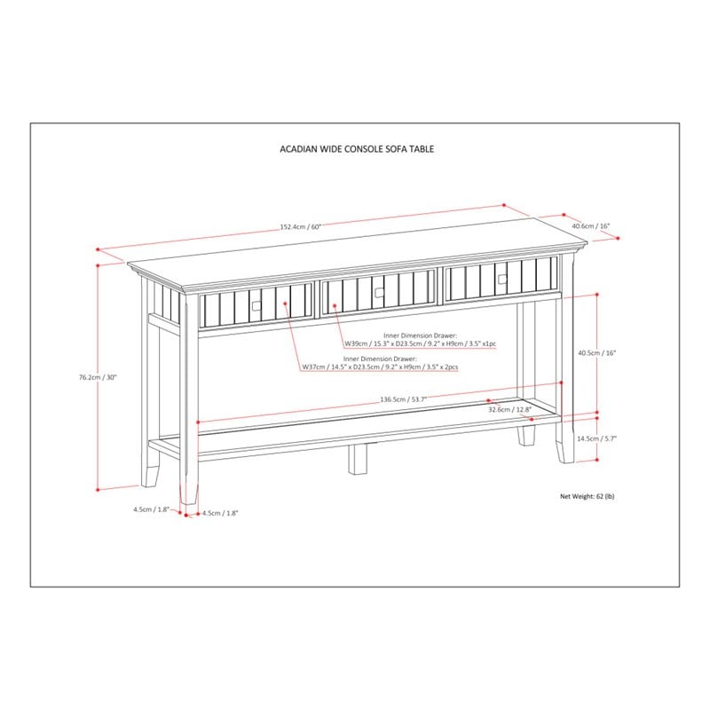 Simpli Home Acadian Wood 60