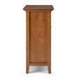 Simpli Home Amherst Solid Wood Storage Cabinet in Light Golden Brown