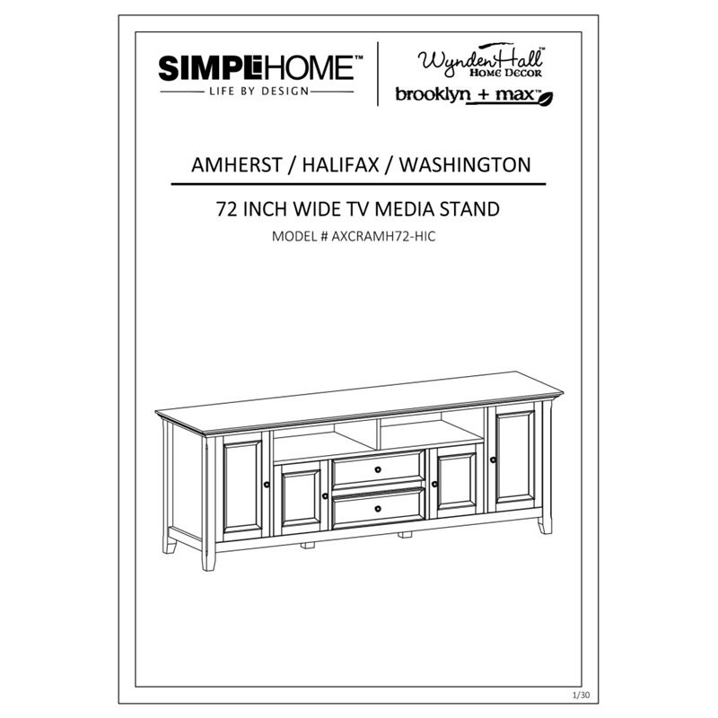 Simpli Home Amherst 72