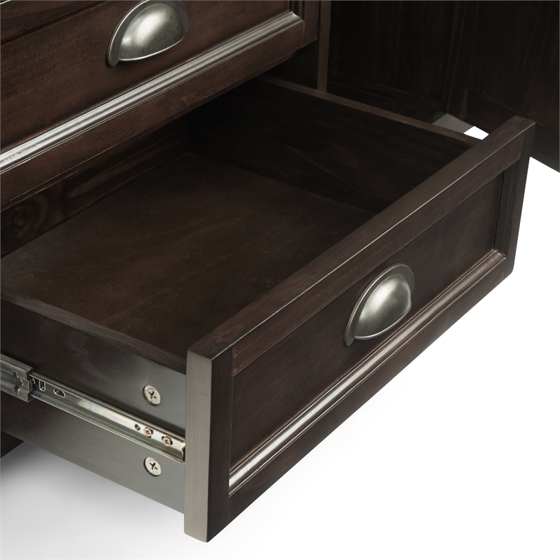 Simpli Home Burlington Wood 72