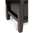 Simpli Home Amherst Solid Wood Medium Storage Cabinet in Hickory Brown