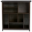 Simpli Home Amherst Wood 8 Multi Size Cube Bookcase in Hickory Brown