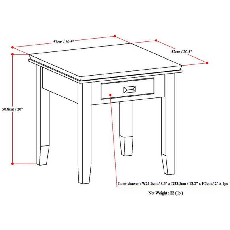 Simpli Home Artisan Wood 21