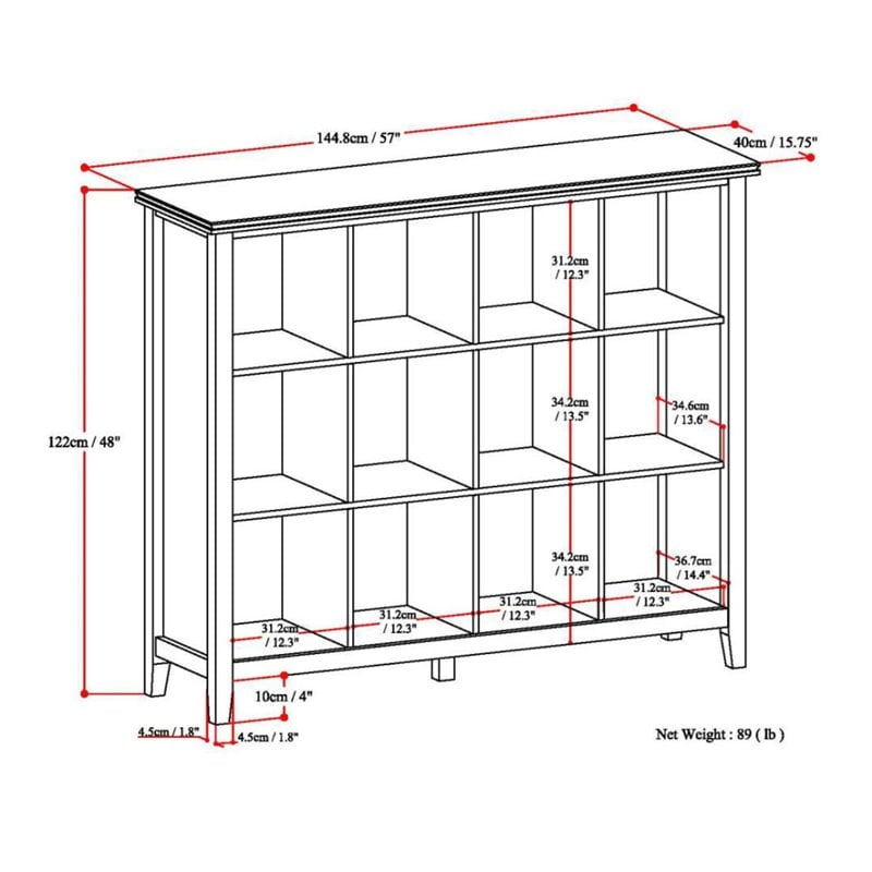 Simpli Home Artisan Wood 48