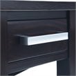 Simpli Home Kitchener Solid Wood Narrow End Table with Drawer in Hickory Brown