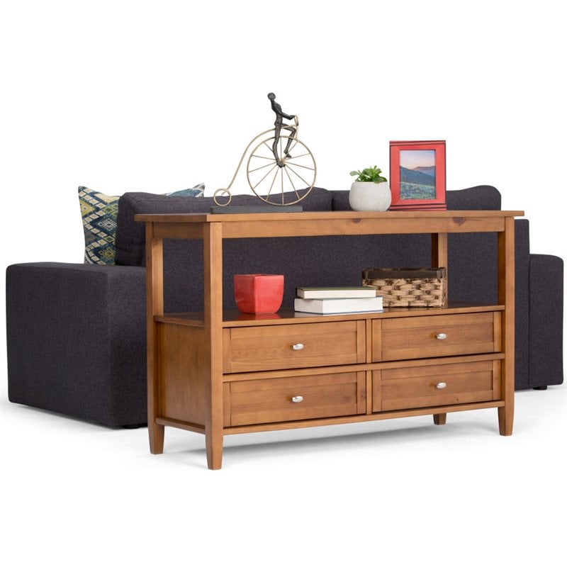 Simpli Home Warm Shaker Wood 48