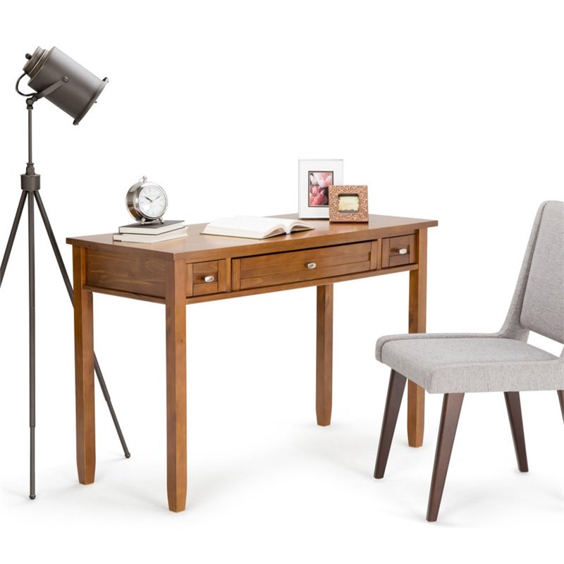 Simpli Home Warm Shaker Wood Transitional 48