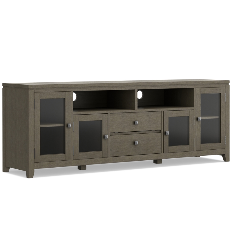 Simpli Home Cosmopolitan Solid Wood Extra Wide 72