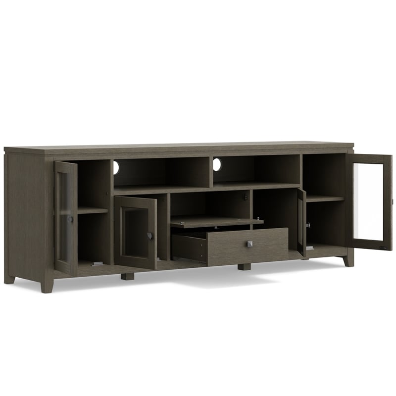 Simpli Home Cosmopolitan Solid Wood Extra Wide 72