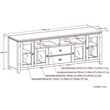 Simpli Home Cosmopolitan Solid Wood Extra Wide 72