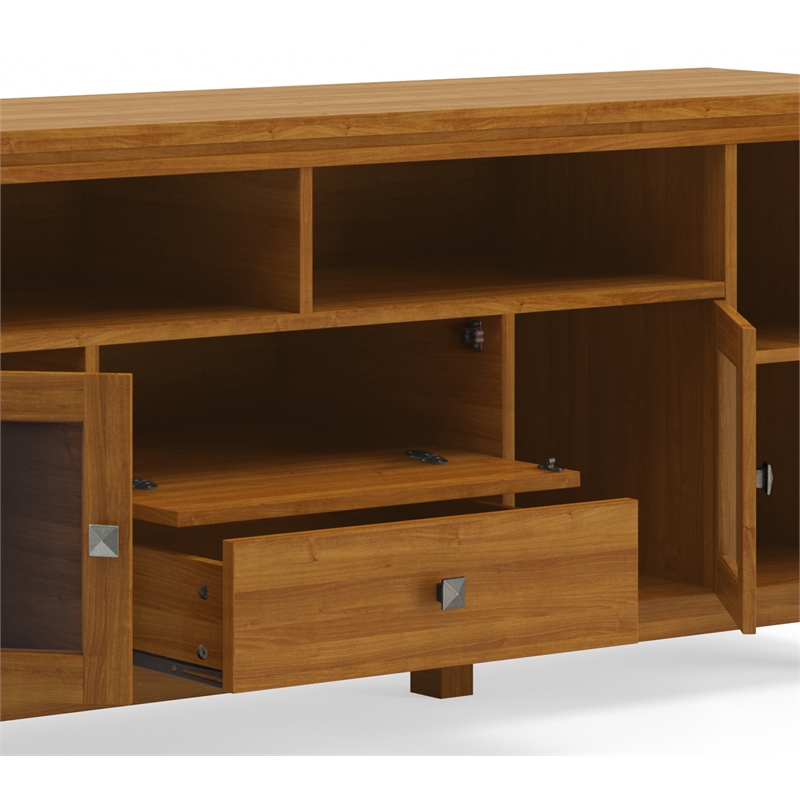 Simpli Home Cosmopolitan Solid Wood Extra Wide 72