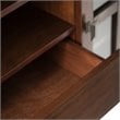 Simpli Home Artisan Wood TV Media Stand in Russet Brown For TVs up to 55