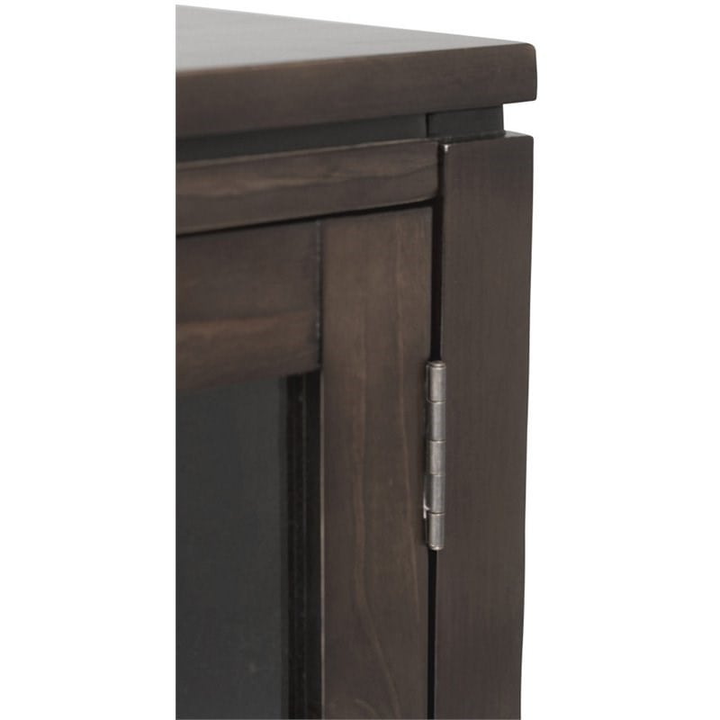 Simpli Home Cosmopolitan Solid Wood Extra Wide 72
