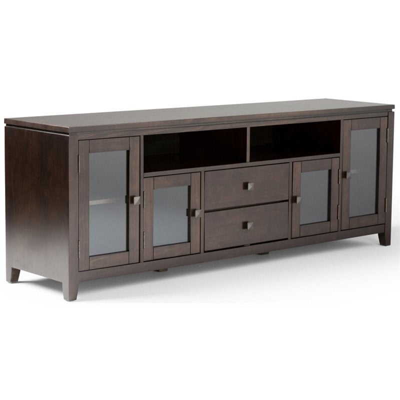 Simpli Home Cosmopolitan Solid Wood Extra Wide 72