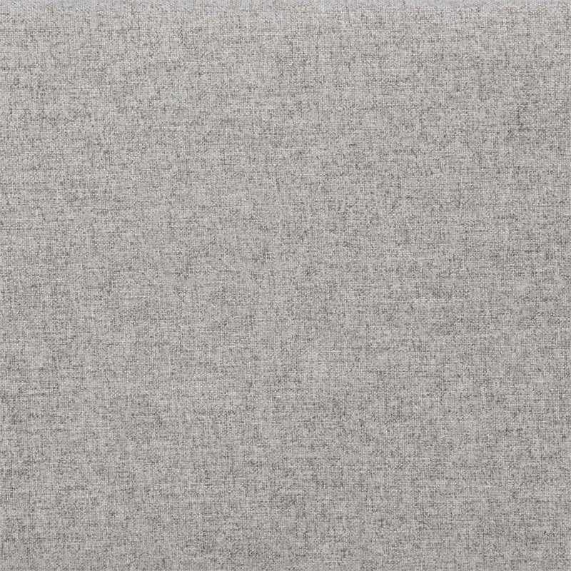 Simpli Home Rockwood Square Linen Fabric Storage Ottoman With Tray in Cloud Gray