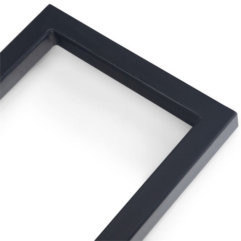 Simpli Home Skyler Modern Solid Wood C-Shape End Table in Natural and Black