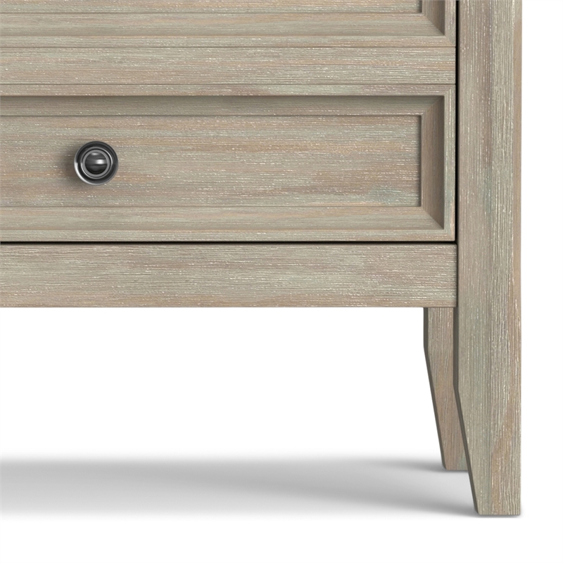 Simpli Home Amherst Transitional Solid Wood Console Sofa Table - Distressed Gray