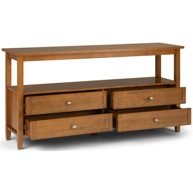 Simpli Home Warm Shaker Wood 60