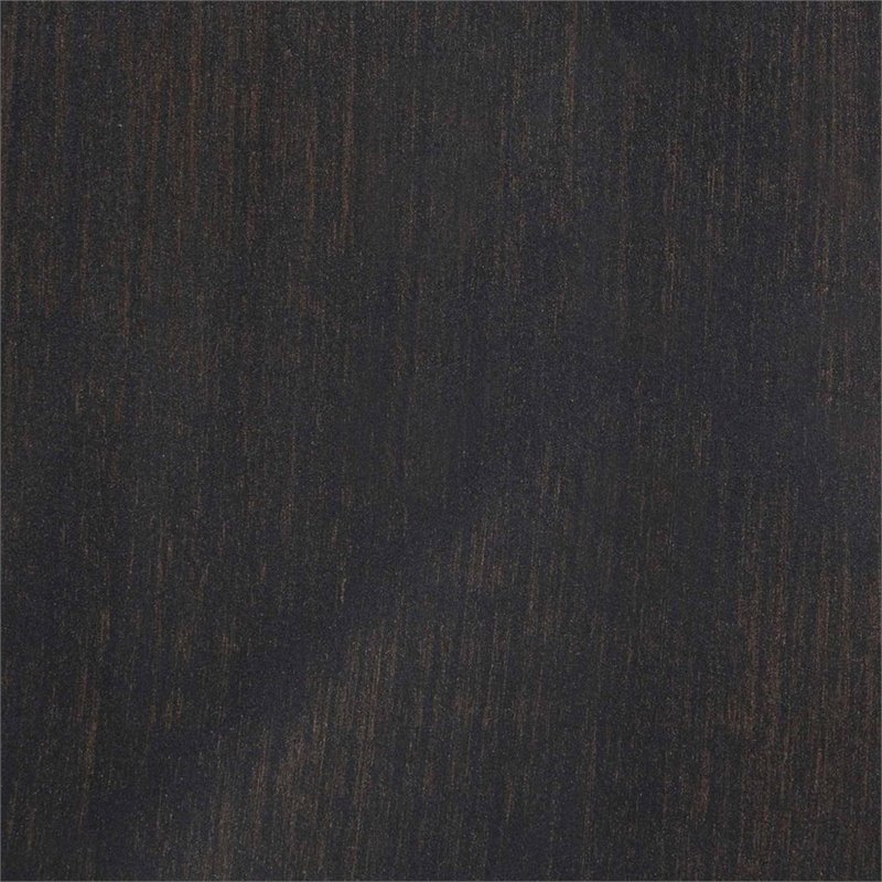 Simpli Home Fletcher V Solid Wood 7 Piece Watkins Dining Set in Black