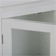 Avington Wood Single Door Wall Medicine Cabinet in Pure White