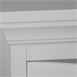 Avington Wood Single Door Wall Medicine Cabinet in Pure White