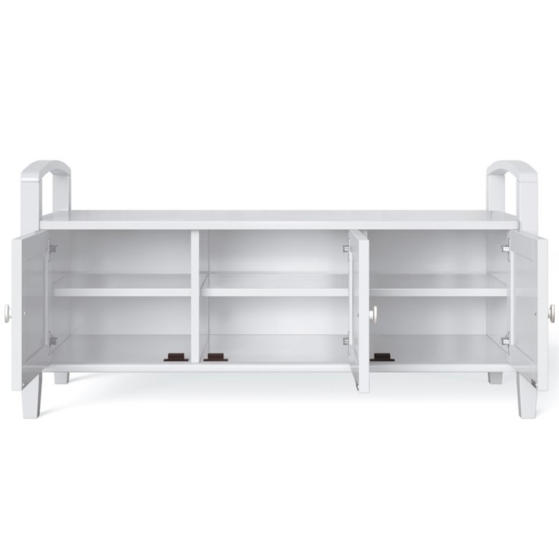 Warm Shaker Entryway Storage Bench - Thumbnail 2