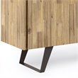 Simpli Home Lowry Solid Acacia Wood Sideboard Buffet in Golden Wheat