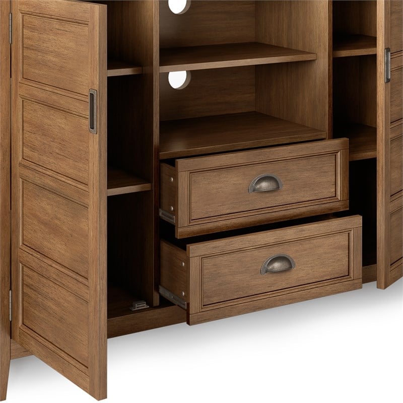 Simpli Home Burlington Wood 54