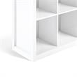 Simpli Home Artisan Wood Transitional 9 Cube Bookcase and Unit in White