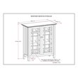 Simpli Home Bedford Wood 39