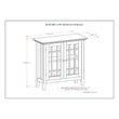 Simpli Home Bedford Wood 32