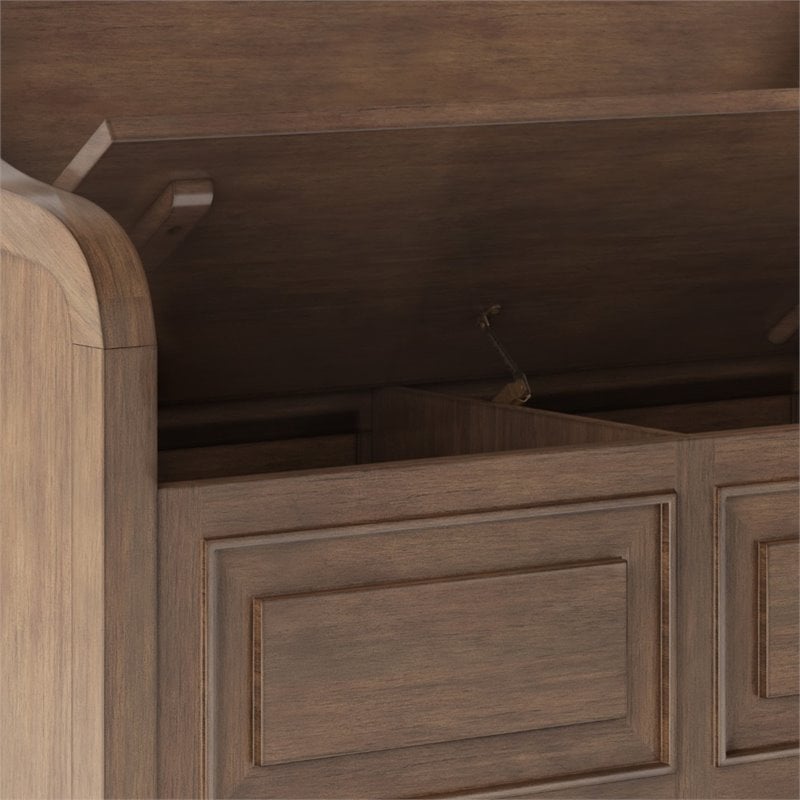 Simpli Home Connaught Solid Wood 42 
