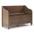Simpli Home Connaught Solid Wood 42 