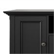 Amherst 72 inch Wide Solid Wood Transitional TV Stand in Black