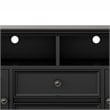 Amherst 72 inch Wide Solid Wood Transitional TV Stand in Black