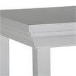 Simpli Home Avington Contemporary Wooden Bath Storage Tower in Pure White