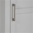 Simpli Home Avington Contemporary Wooden Bath Storage Tower in Pure White