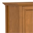 Amherst 72 inch Wide Solid Wood Transitional TV Stand in Light Golden Brown