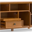 Amherst 72 inch Wide Solid Wood Transitional TV Stand in Light Golden Brown