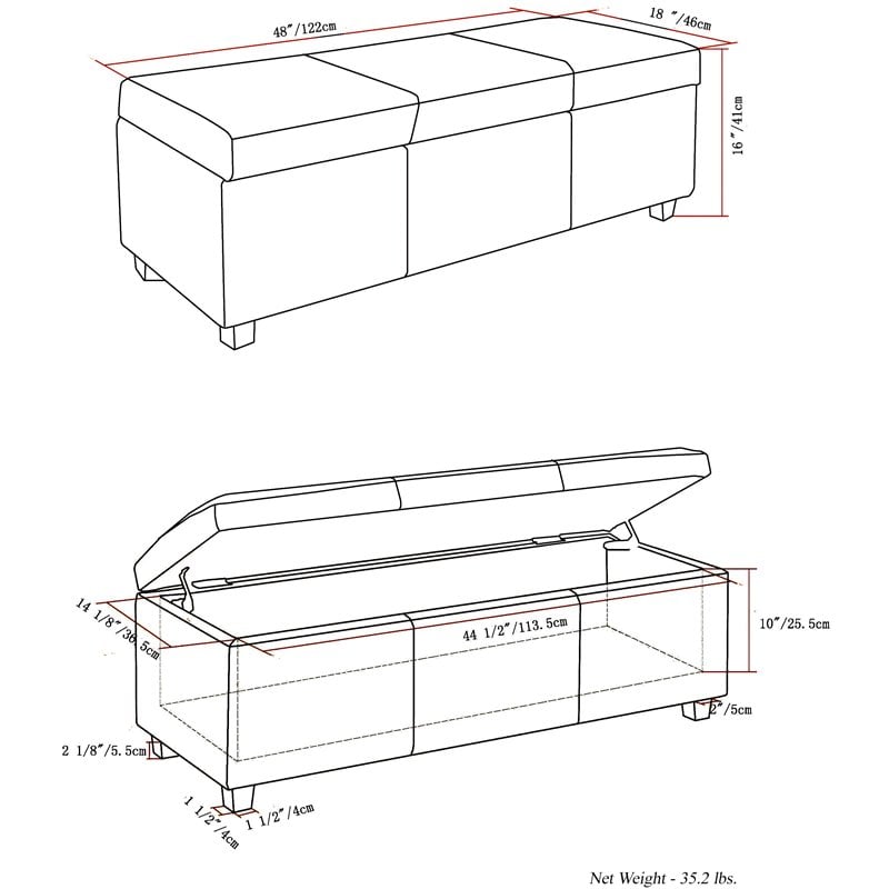 Simpli Home Avalon 48